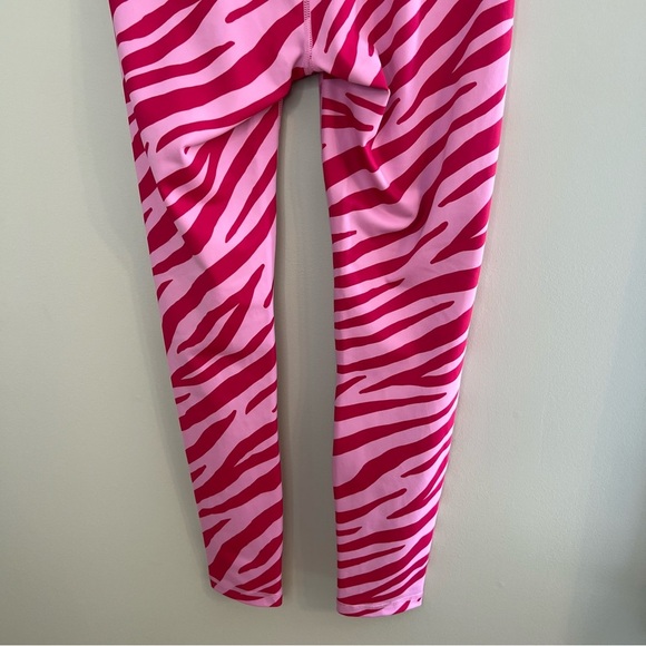 WILO Pink Animal Zebra Leggings L - Picture 5 of 8